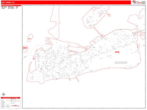 Key West Zip Code Map Map Worksheets