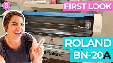 Unboxing Roland Bn 20a First Look 20 Ecosolvent Print And Cut Machine Youtube