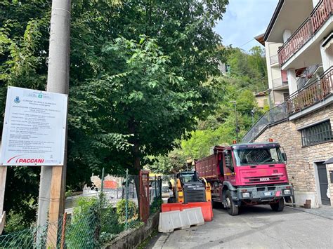 Si Asfalta Il Nuovo Ponte La Strada Tra Ubiale E Clanezzo Verso La