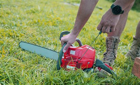 How To Start A Chainsaw Bison Machinery