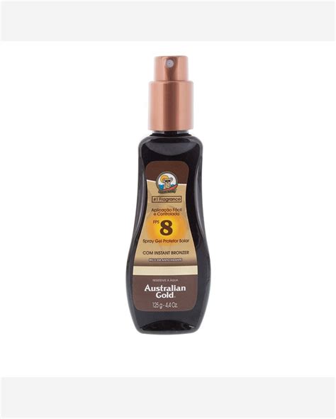 Riachuelo Protetor Solar Corporal 8 Australian Gold Instant Bronzer 125g