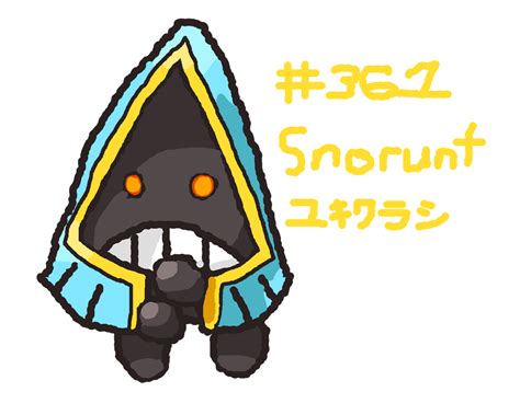 Shiny Snorunt Drawing by Nintendo-King011210 on deviantART