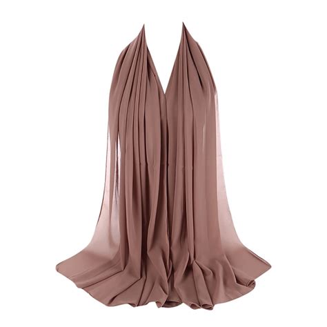 Zaroyeax Women Plain Bubble Chiffon Scarf Hijab Wrap Printe Shawls