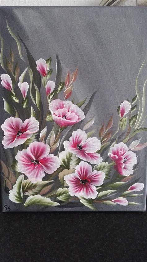 One Stroke Painting Flowers Charisse Dunbar