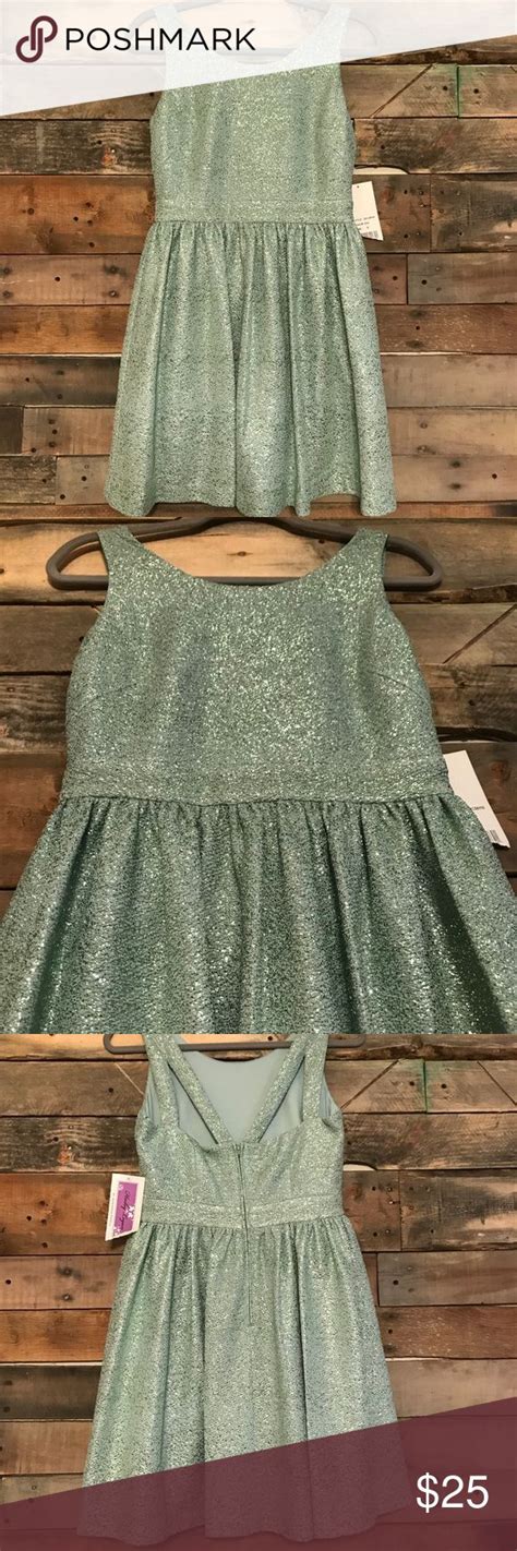 Hailey Logan Nwt Green Teal Sparkly Dress Sparkly Dress Clothes