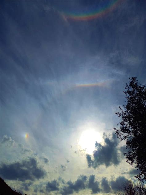 What Is This Upside Down Rainbow Above The Parhelion In The Upper Part Of The Pic R Atoptics