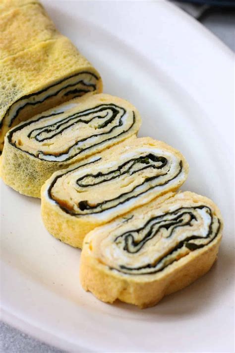 Nori Tamagoyaki Japanese Rolled Egg Chef JA Cooks Recipe