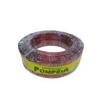 Cabo Bicolor Cristal 2x22awg 2x0 30mm Vermelho C 100m Pompeia