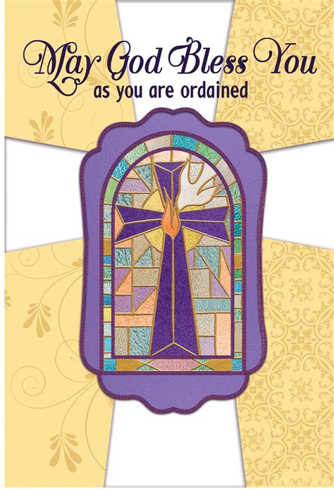 Ordination Day Religious Cards Or90 Pack Of 12 2 Designs