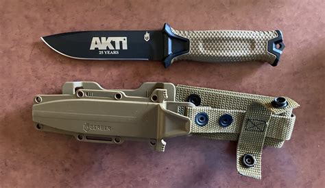 Gerber Small Pocket Knife With AKTI Logo American Knife And Tool