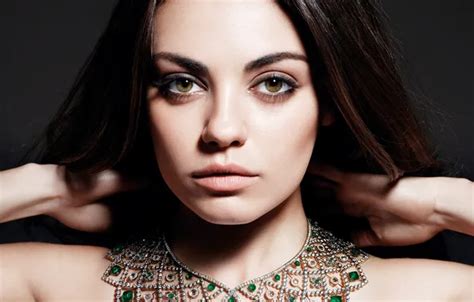 Wallpaper Actress Brunette Celebrity Mila Kunis Mila Kunis For
