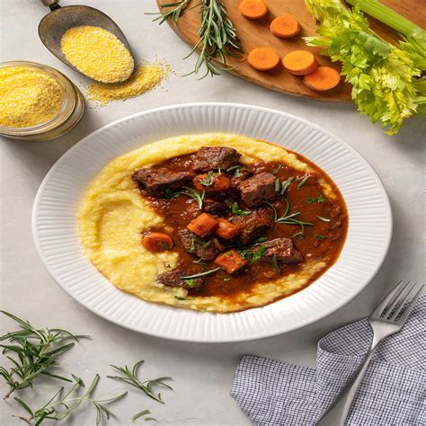 Spezzatino E Polenta Beef Stew With Polenta Recipe From H E B