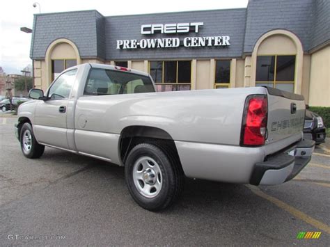 2004 Silver Birch Metallic Chevrolet Silverado 1500 Ls Regular Cab 58724895 Photo 2 Gtcarlot