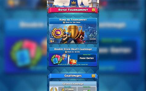 Double Elixir Draft Challenge In Clash Royale Information Rewards And More