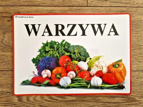 Warzywa Plansze PDF Teach Fun By Monia