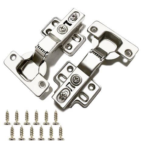 20 Pieces Glubb Zone Cabinet Hinges 12 Inch Overlay Soft Closing Hinges With Screws For Kitchen