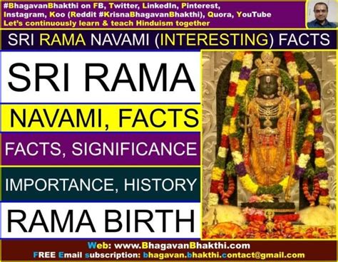 What Are Sri Rama Navami Interesting Facts Significance Importance