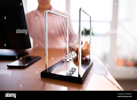 Pendulum Action Movement And Science Stock Photo Alamy