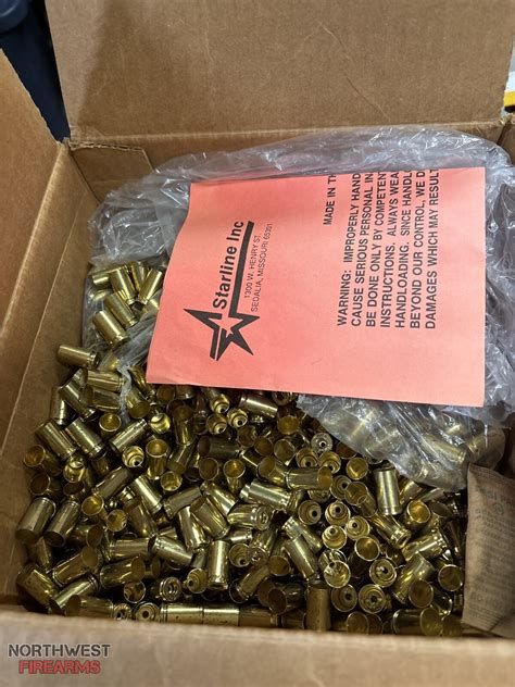 1000 New 9mm Makarov Brass Cases Made By Starline Northwest Firearms