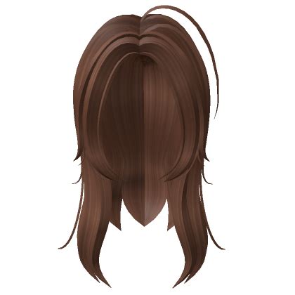 Y2K Brown Long Layered Hair's Code & Price - RblxTrade