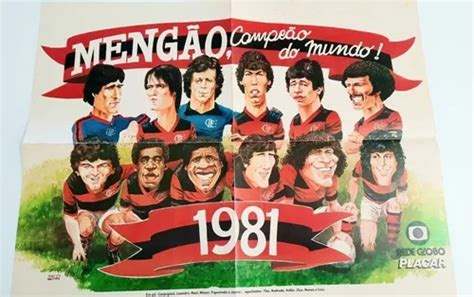 Poster Flamengo Campe O Do Mundo Placar Parcelamento Sem Juros