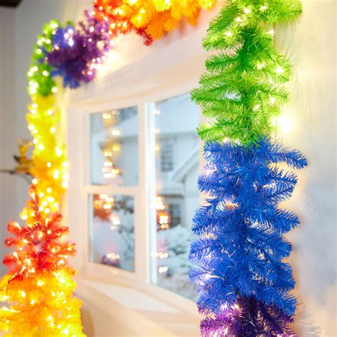 Rainbow Christmas Wreaths & Garland at Lowes.com