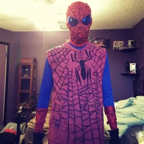 my DIY spider-man suit : r/Spiderman