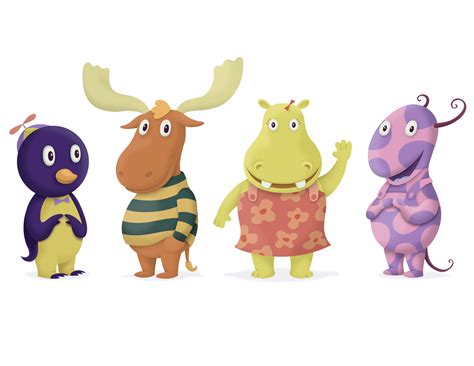 Image The Character Designspng The Backyardigans Wiki Fandom