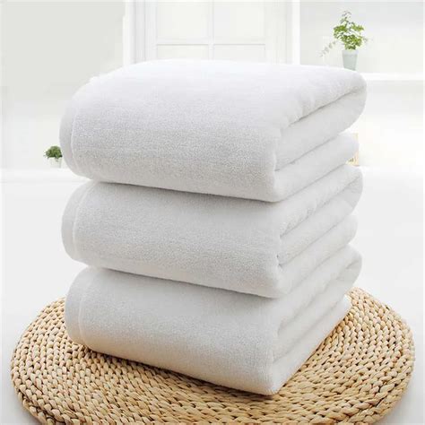 Luxury Hotel Cotton Bath Towel 70 140cm Extra Large Beach Towel Bright