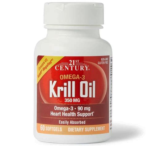 Omega 3 Krill Oil Softgel 350mg 60Ct