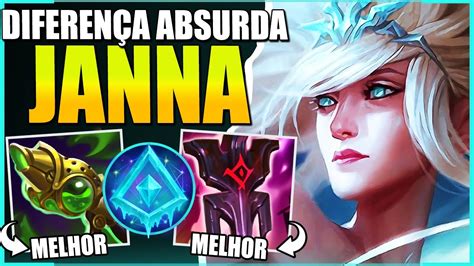 Essa Runa para Janna Sup é Surreal Janna É a Melhor Campeã de