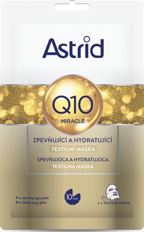 Astrid Q10 Miracle zpevňující a hydratační maska 1 ks od 38 Kč Zbozi cz