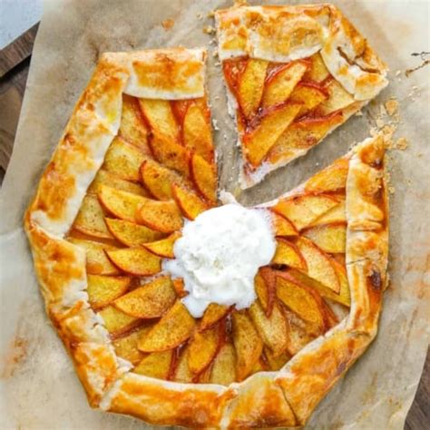 Peach Galette Recipe Shugary Sweets