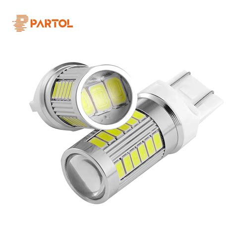 Partol T W W Led Light Bulbs Super Bright Automobile Turn