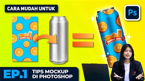 CARA MUDAH UNTUK MEMBUAT MOCKUP DI PHOTOSHOP EP 1 YouTube