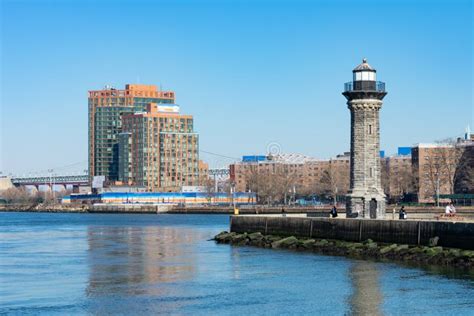 The Historic Blackwell Island Lighthouse on Roosevelt Island Along the ...