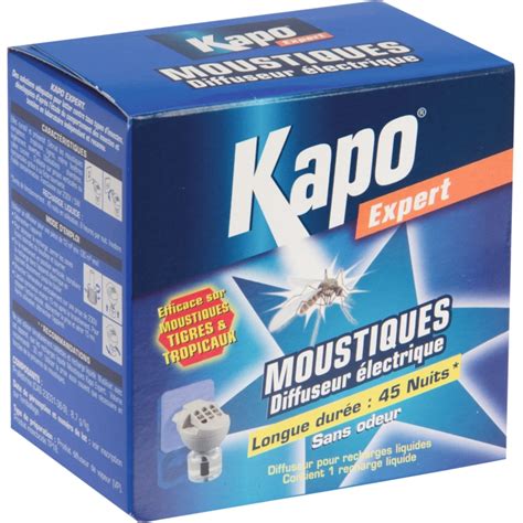 Moustiques émanateur électrique Kapo Expert Diffuseur 1 recharge