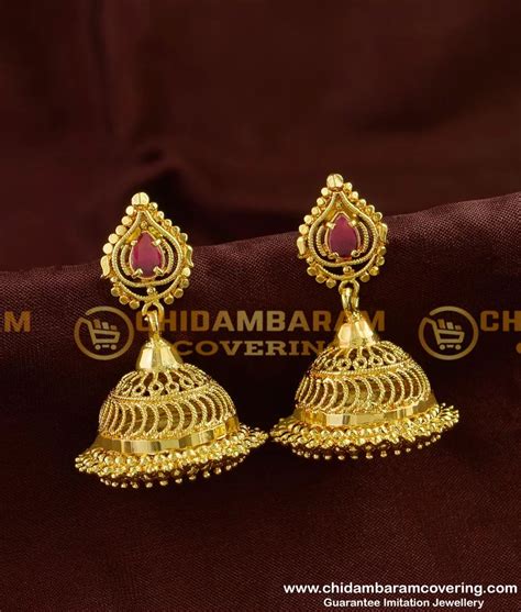 Traditional Gold Earrings Designs Kerala