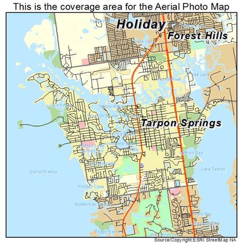 Tarpon Springs Florida Map Map In The World