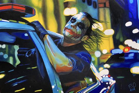 Heath Ledger Joker Cop Car