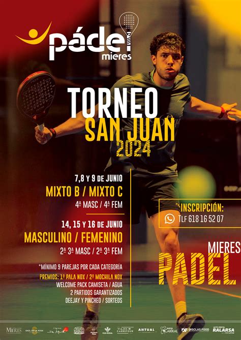 Torneo Padel Mieres San Juan 2024 7 16JUN Ayuntamiento De Mieres