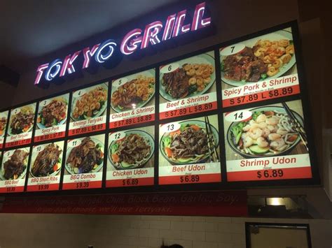 Menu at Tokyo Grill restaurant, Daly City, 3 Serramonte Center