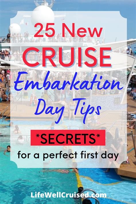 25 Cruise Embarkation Day Tips And Secrets You Need To Know Artofit