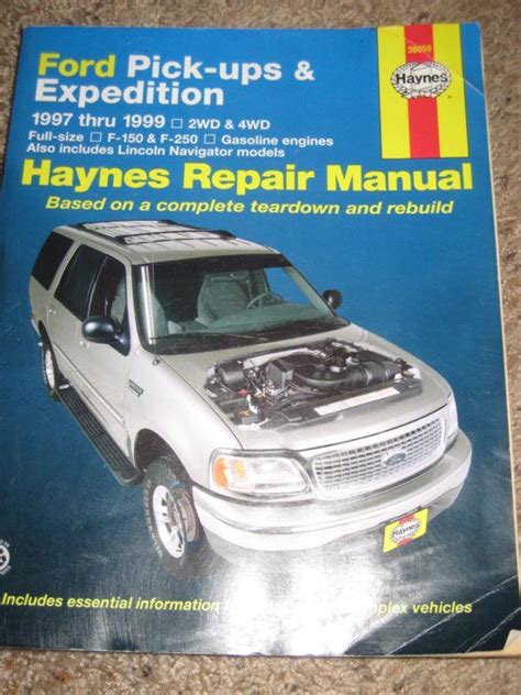 Sell Haynes Repair Manual Ford Pick Ups And Expedition 1997 1999 Lincoln Navigator In New