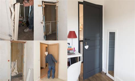 Rénovation installer un bloc porte sur un nouveau dormant