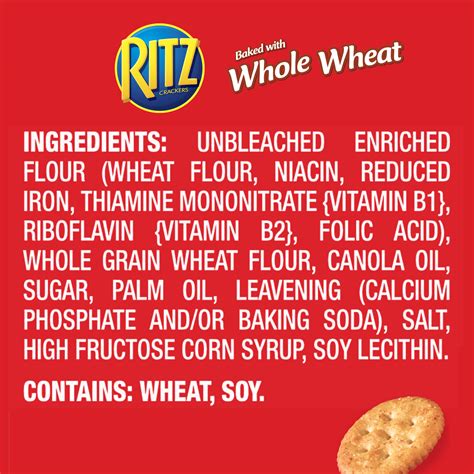 35 Ritz Crackers Food Label - Labels Database 2020