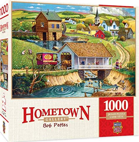 Masterpieces Hometown Gallery Jigsaw Puzzle Last Swim Of Summer