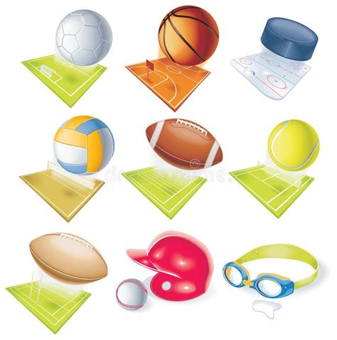 Iconos Del Deporte De Los Juegos Ol Mpicos Ilustraci N Del Vector