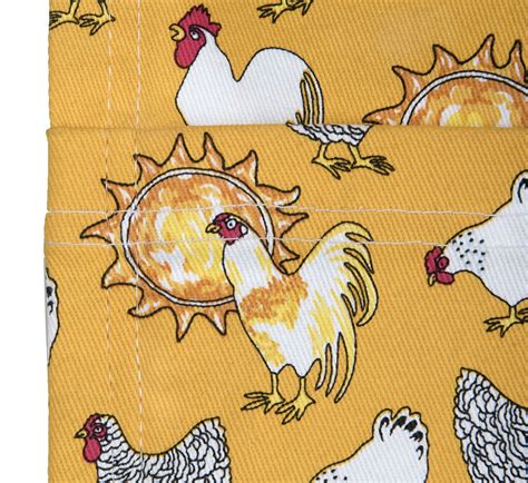 Sloggers Premium Apron - Chicken Print Yellow