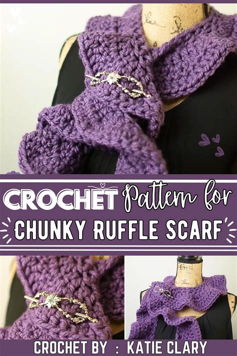 10 Free Crochet Ruffle Scarf Patterns For Beginners Diyscraftsy
